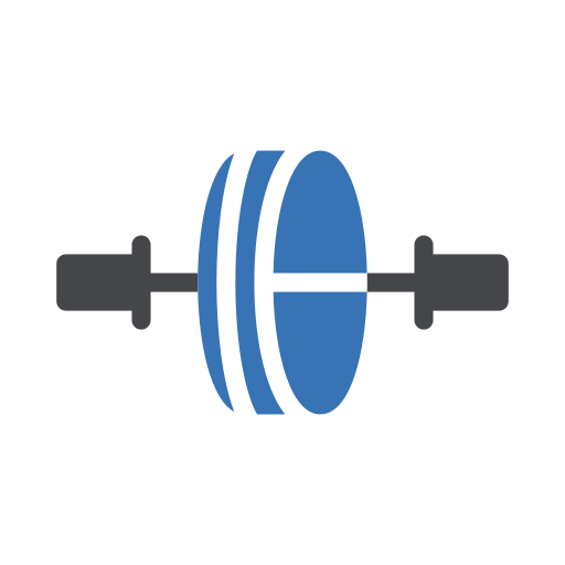 Barbell Generic Blue icon