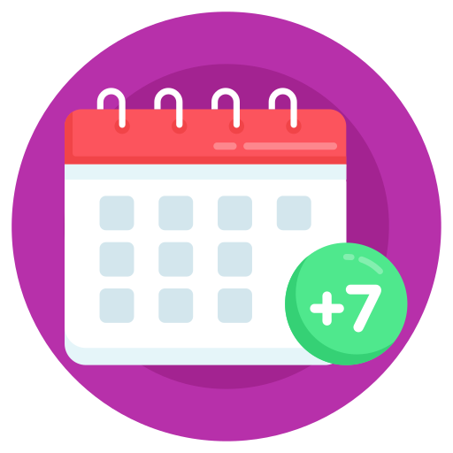 kalender Generic Circular icoon