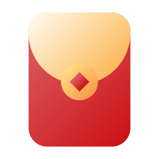 Red envelope Generic Flat Gradient icon