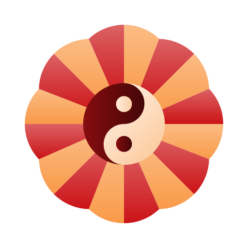 symbol yin yang Generic Flat Gradient ikona