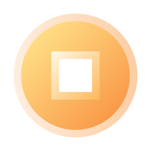 동전 Generic Flat Gradient icon