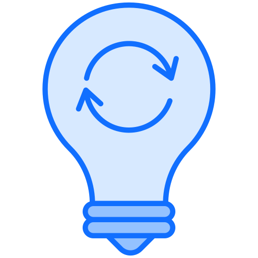 proceso creativo Generic Blue icono