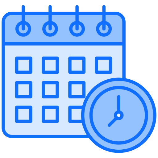 Deadline Generic Blue icon