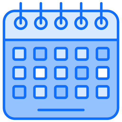 Schedule Generic Blue icon