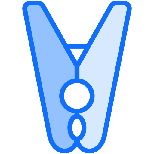 Clothes peg Generic Blue icon
