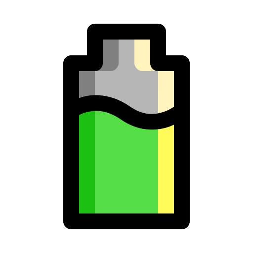 배터리 Generic Outline Color icon