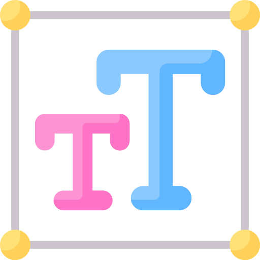 typografie Special Flat icoon