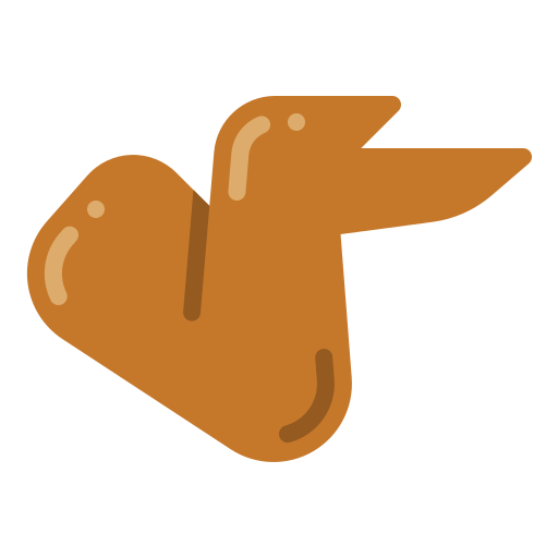 kippenvleugels Generic Flat icoon