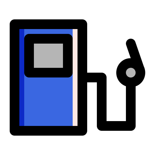 benzinestation Generic Outline Color icoon
