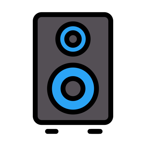 głośnik niskotonowy Vector Stall Lineal Color ikona