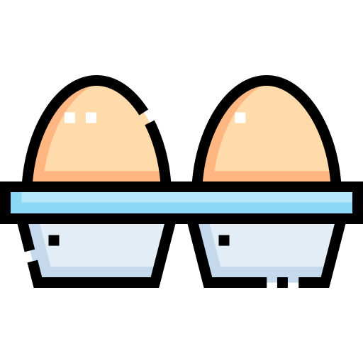 卵 Detailed Straight Lineal color icon