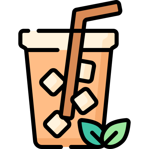 Iced coffee Special Lineal color icon