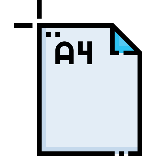 Бумага Detailed Straight Lineal color иконка