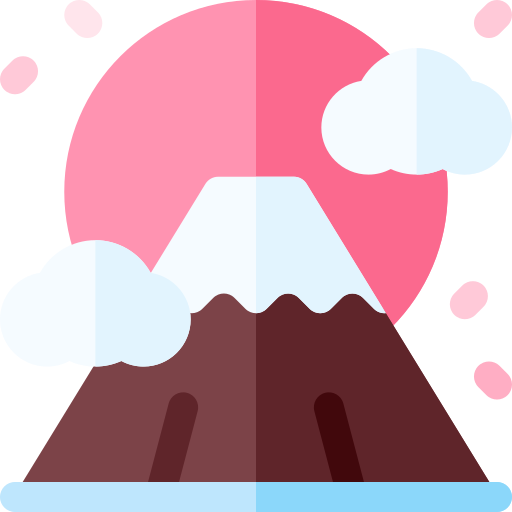 Fuji mountain Basic Rounded Flat icon