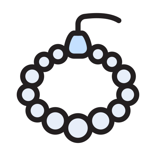 tasbih Vector Stall Lineal Color icon