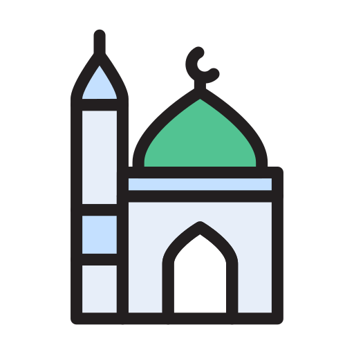 モスク Vector Stall Lineal Color icon
