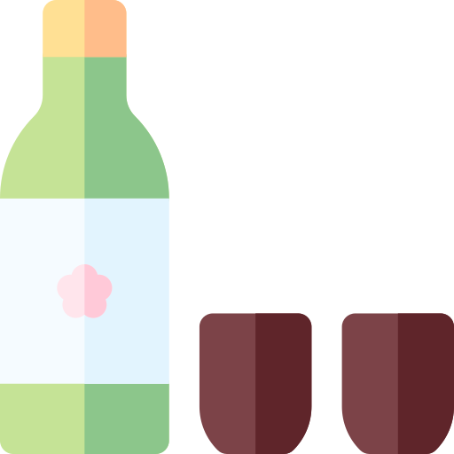 酒 Basic Rounded Flat icon