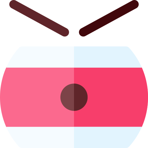 schlagzeug Basic Rounded Flat icon