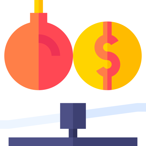 deuda Basic Straight Flat icono