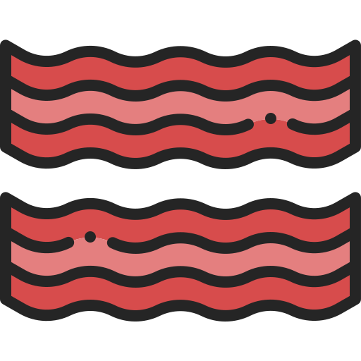 bacon Generic Outline Color Icône
