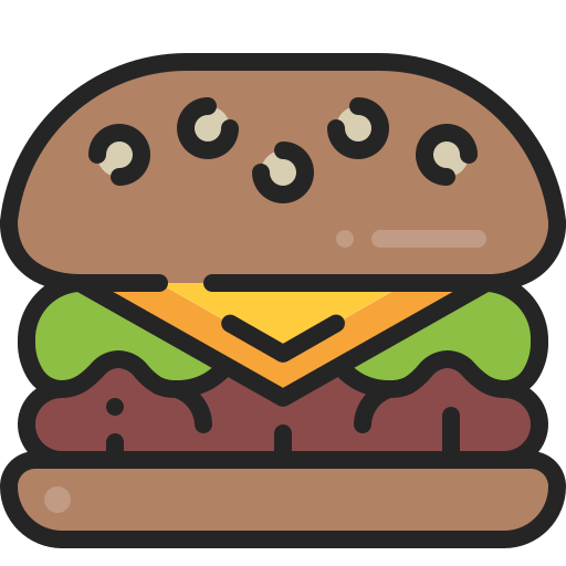 hamburger Generic Outline Color icoon
