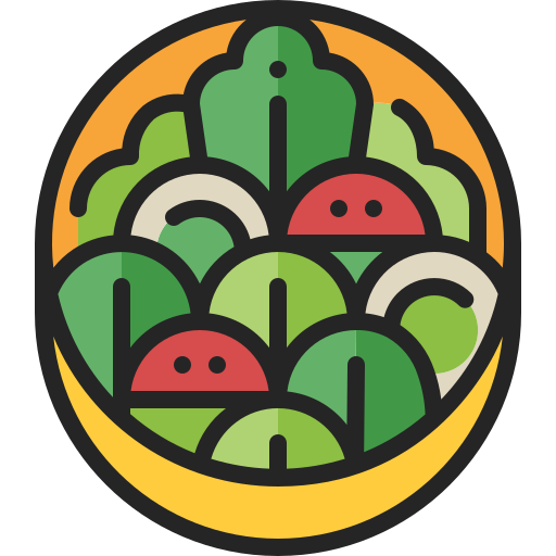 Salad Generic Outline Color icon