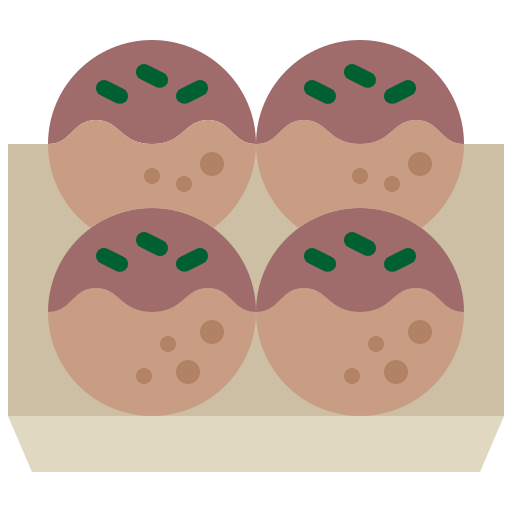 takoyaki Generic Flat ikona