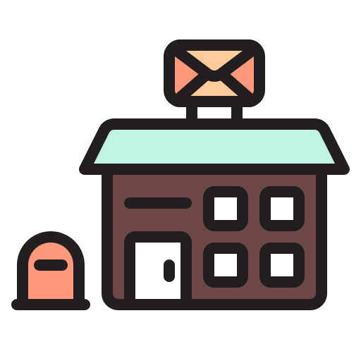 postkantoor Generic Outline Color icoon
