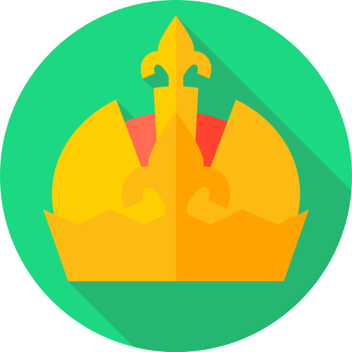 corona Flat Circular Flat icono