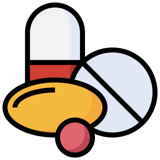 Pills Surang Lineal Color icon
