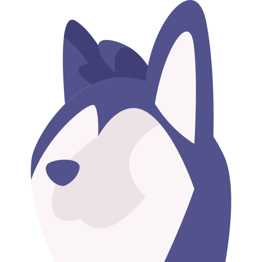 husky siberiano Generic Flat icono