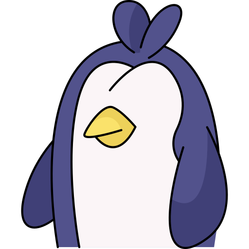 pinguino Generic Thin Outline Color icona