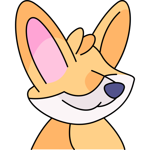 Fox Generic Thin Outline Color icon