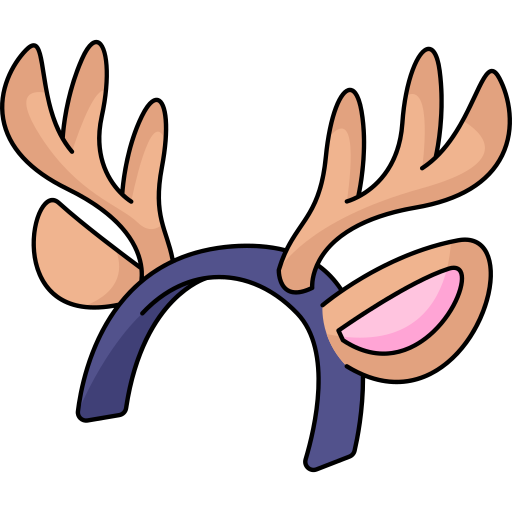 Deer horns Generic Thin Outline Color icon