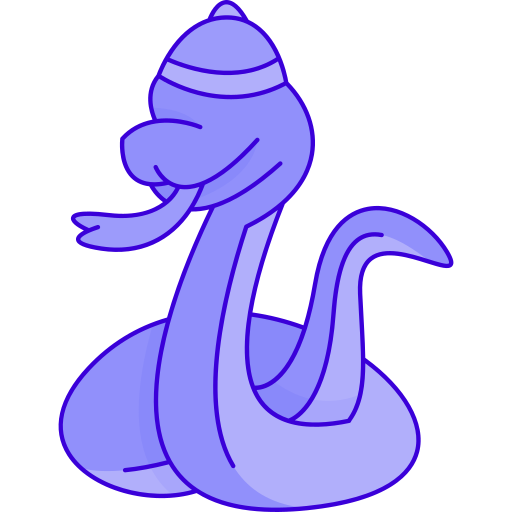 serpente Generic Outline Color icona