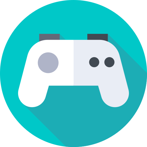 gamepad Flat Circular Flat icoon