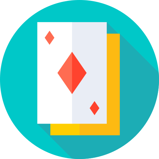 카드 놀이 Flat Circular Flat icon