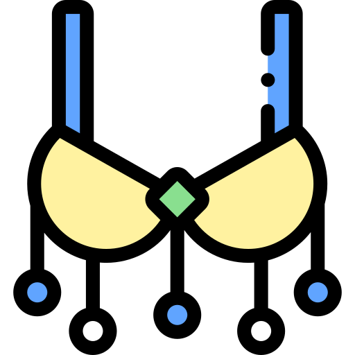 Bra Detailed Rounded Lineal color icon