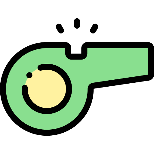 Whistle Detailed Rounded Lineal color icon