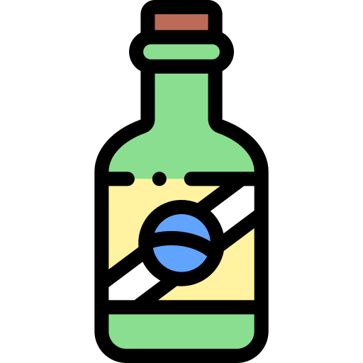 Cachaza Detailed Rounded Lineal color icon