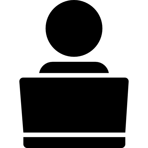 コンピューターを使った作業  icon