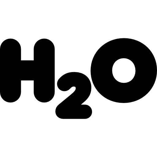 molécula de agua  icono