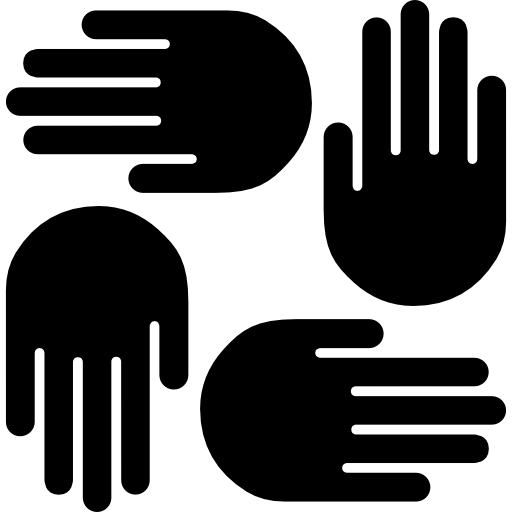 manos solidarias  icono