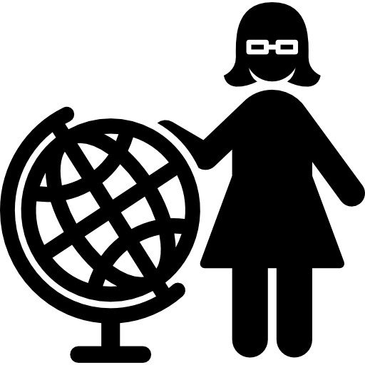 Female teacher  icon