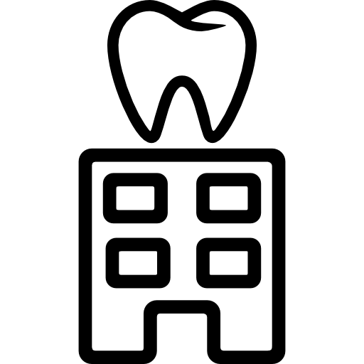 clinica odontológica  Ícone