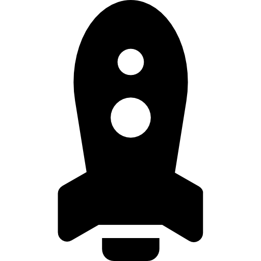 cohete espacial  icono