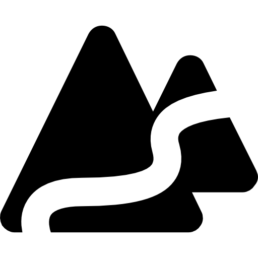 Mountain road  icon