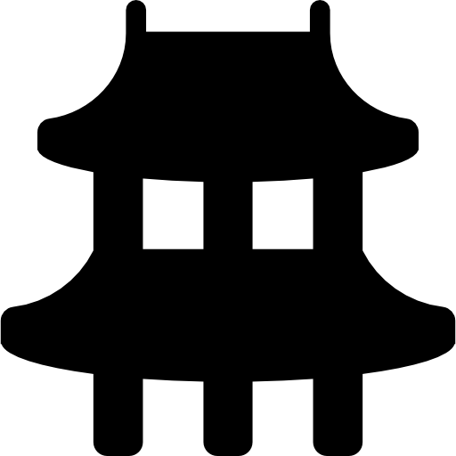Oriental temple  icon