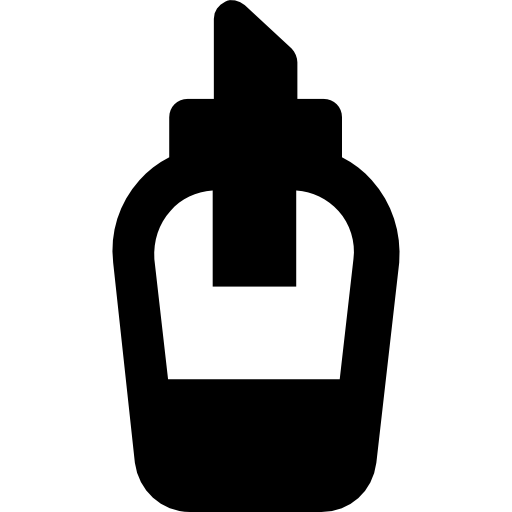 Sugar bottle Basic Rounded Filled icon