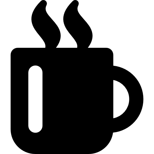 Hot cup of coffee  icon